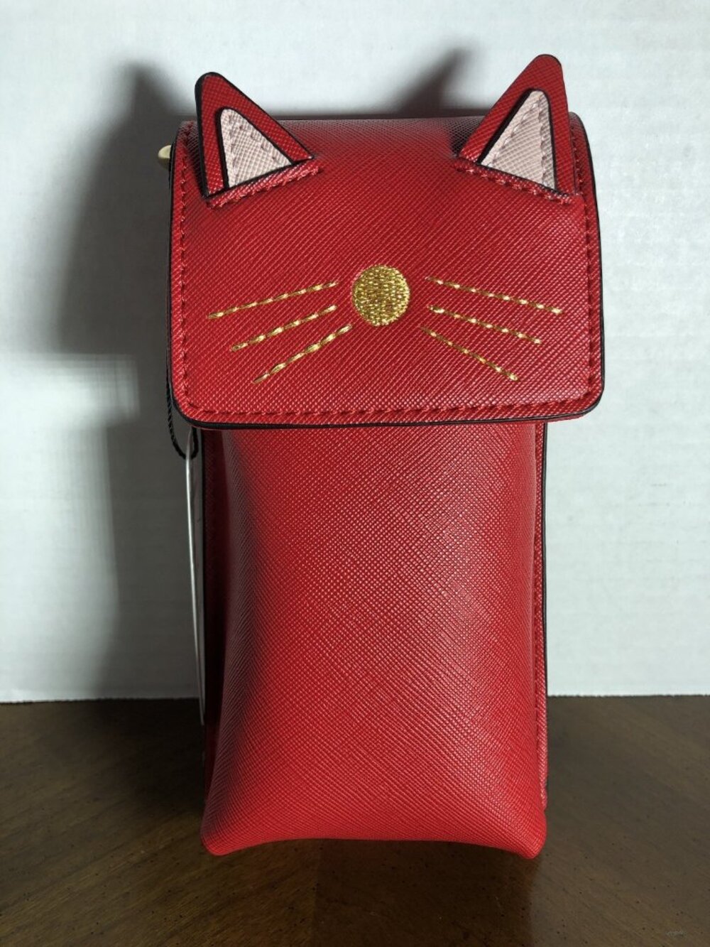 Brentano Cat Cell Phone Crossbody In Red